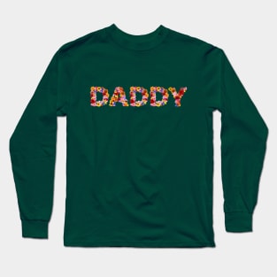 Daddy (flower design 2) Long Sleeve T-Shirt